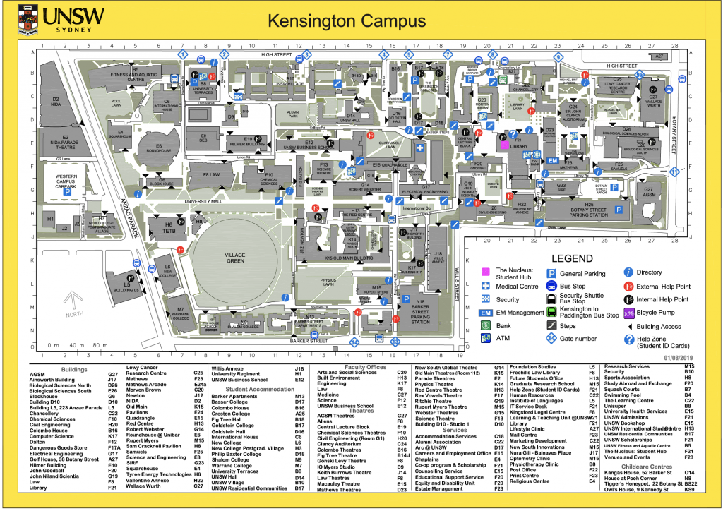 Seton Hall Campus Map